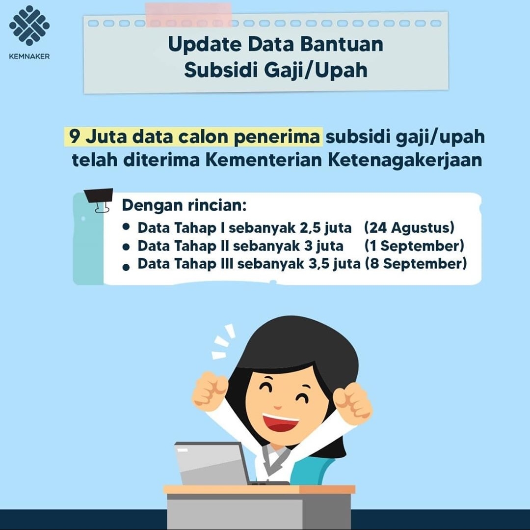 Bantuan Subsidi Gaji Upah Tahap Siap Diluncurkan Dinas Tenaga Kerja